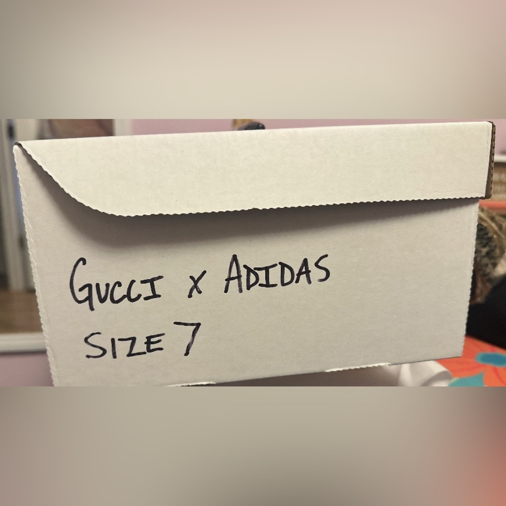 Adidas X Gucci Gazelle Sneakers US Men 6 Women 7 NEW! HQ8849 - Picture 8 of 9